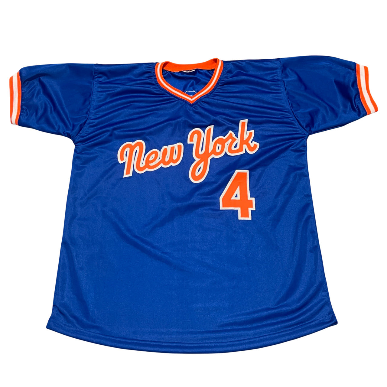 Lenny Dykstra Signed New York Mets Custom Jersey (86 WSC) - Beckett