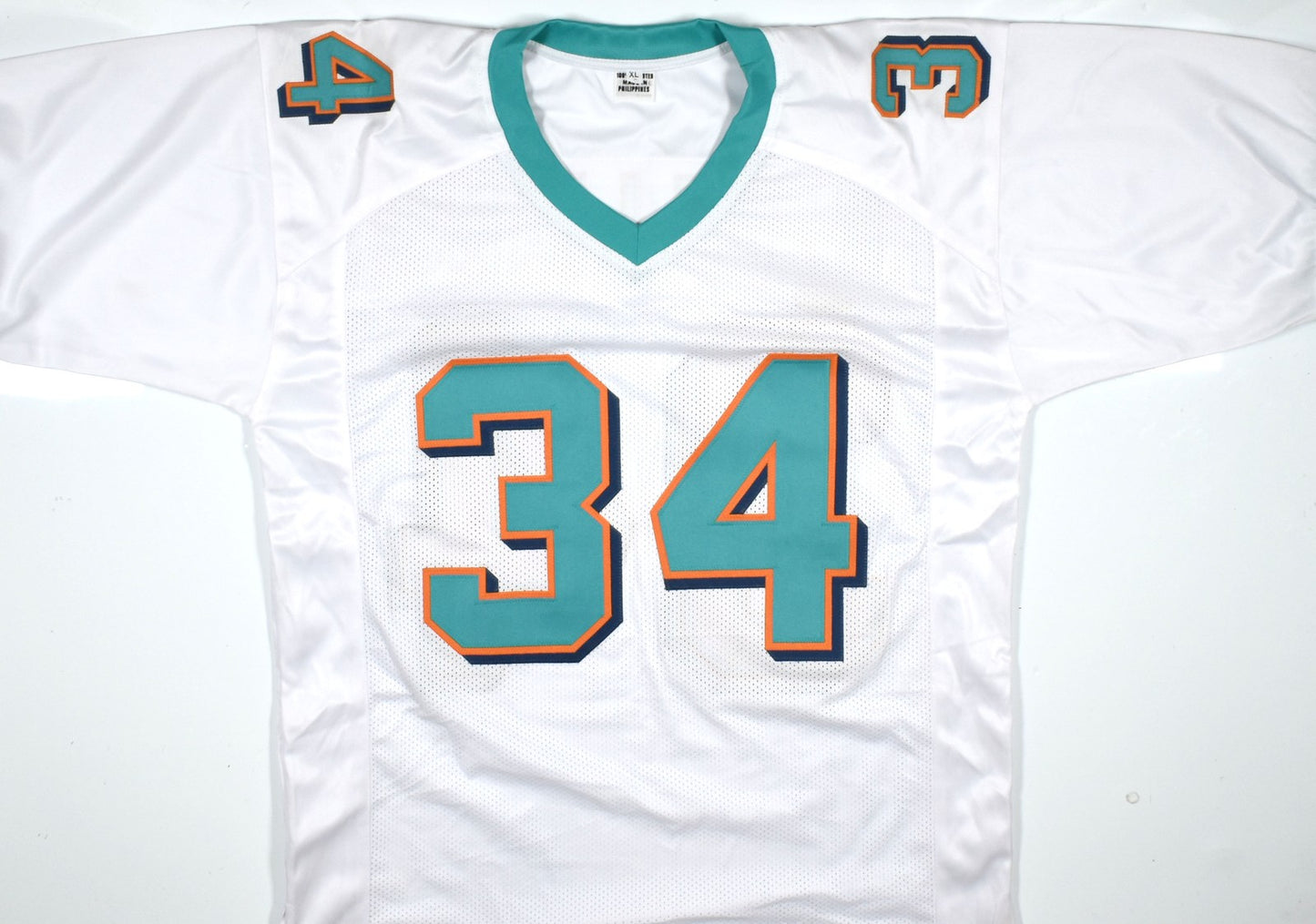 Ricky Williams Autographed Miami Dolphins Custom White Jersey