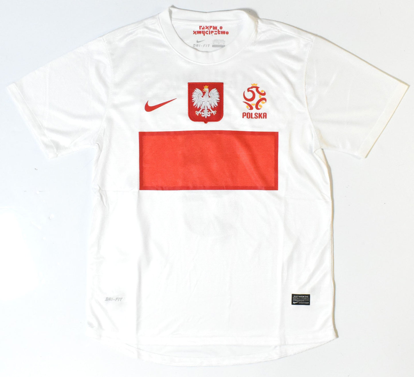 Robert Lewandowski Autographed Poland National Team Home Jersey