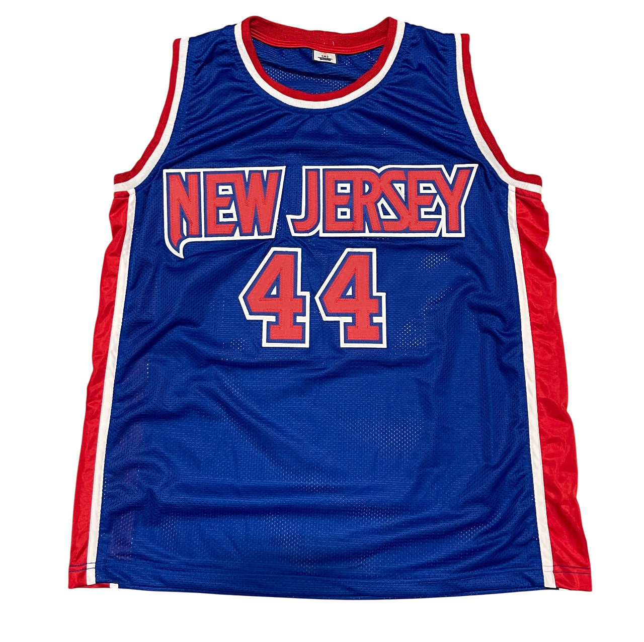 Derrick Coleman Signed New Jersey Nets Custom Jersey Beckett BAS