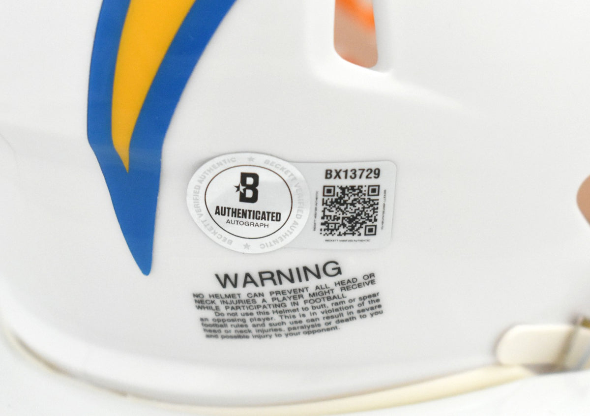 LaDainian Tomlinson Autographed San Diego Chargers Speed Mini Helmet