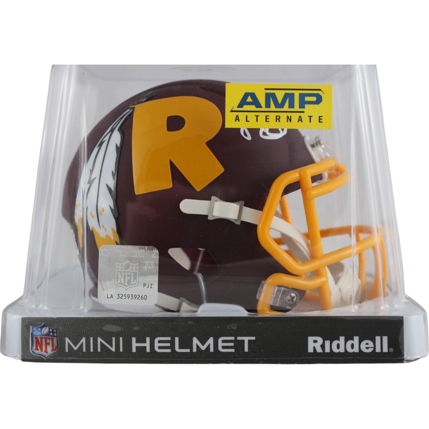 John Riggins Signed Washington Redskins AMP Mini Helmet (BAS)