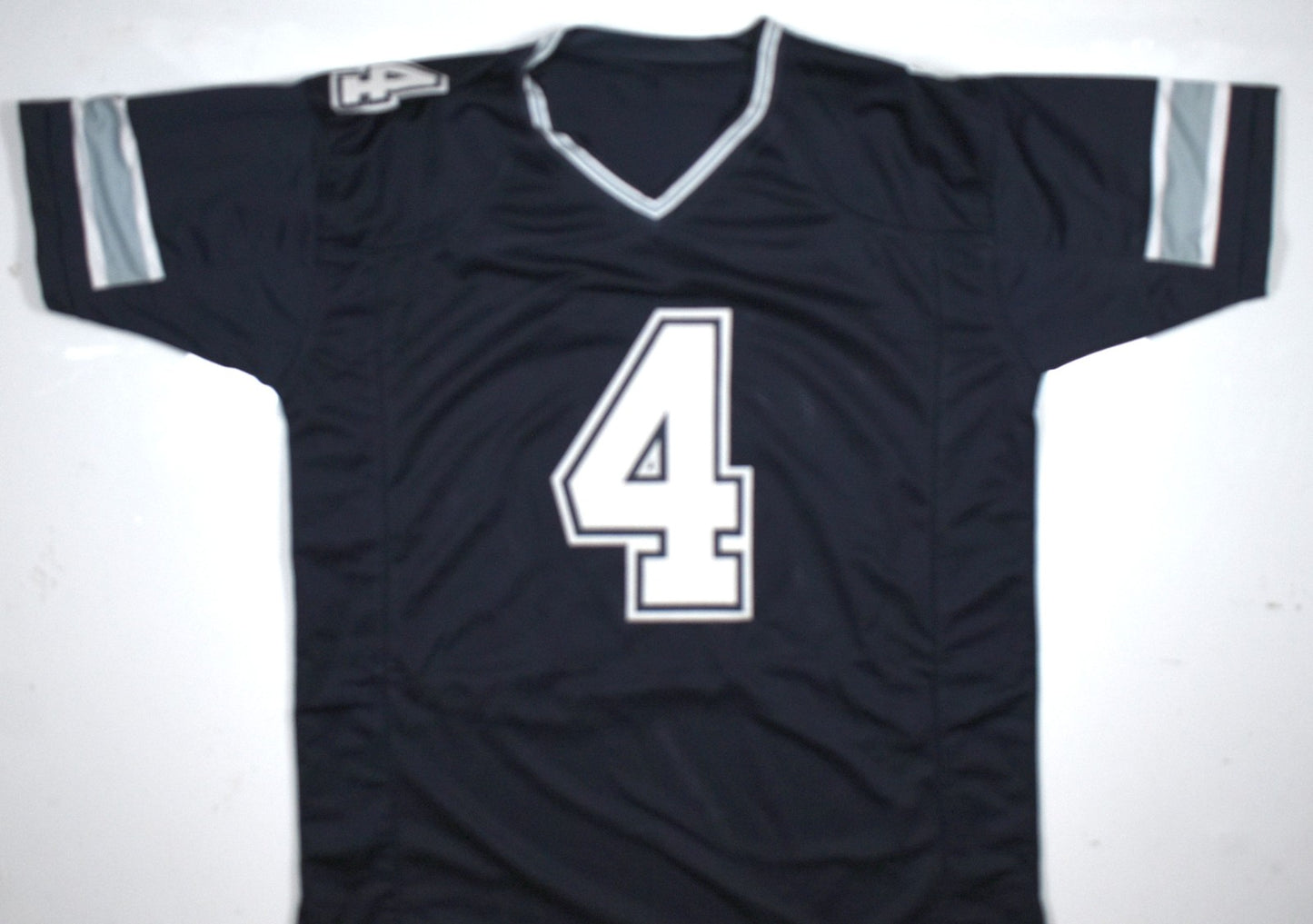 Dak Prescott Autographed Dallas Cowboys Custom Black Jersey