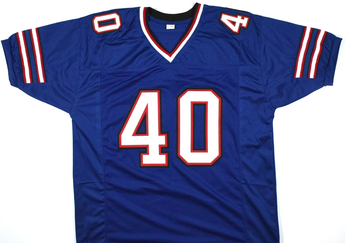 Von Miller Autographed Blue Custom Jersey