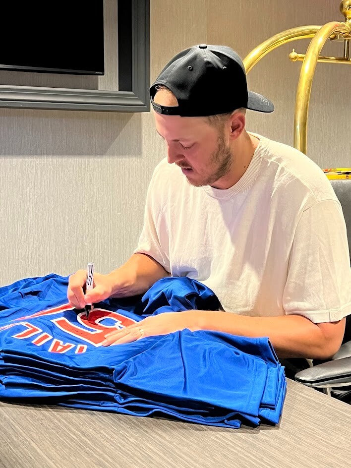 Jameson Taillon Chicago Cubs Signed Custom Jersey (Fly The W)
