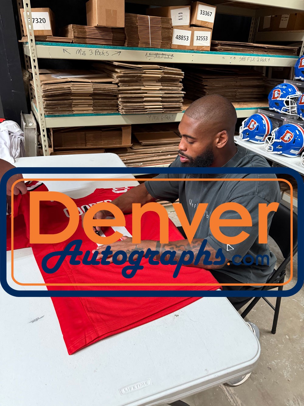 Jonathon Cooper Autographed College Style Jersey