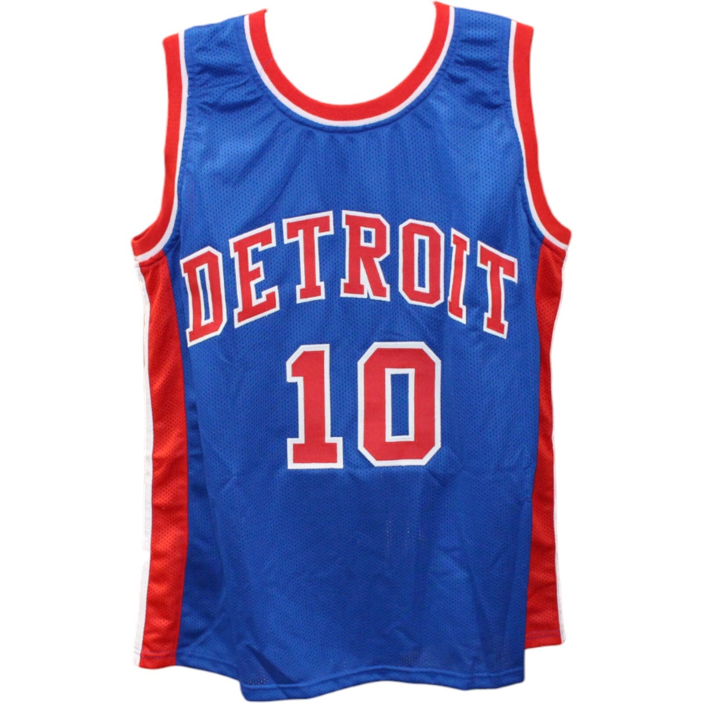 Dennis Rodman Signed Detroit Pistons Style Basketball Jersey (JSA)