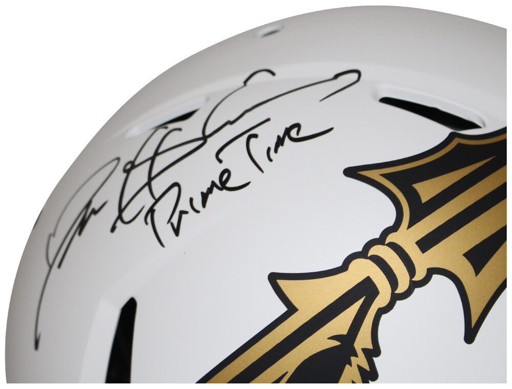 Deion Sanders Signed Florida State Full Size Authentic Lunar Helmet