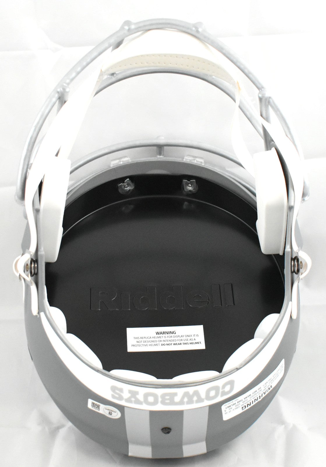 Roger Staubach Signed Dallas Cowboys Full Size Slate Speed Helmet