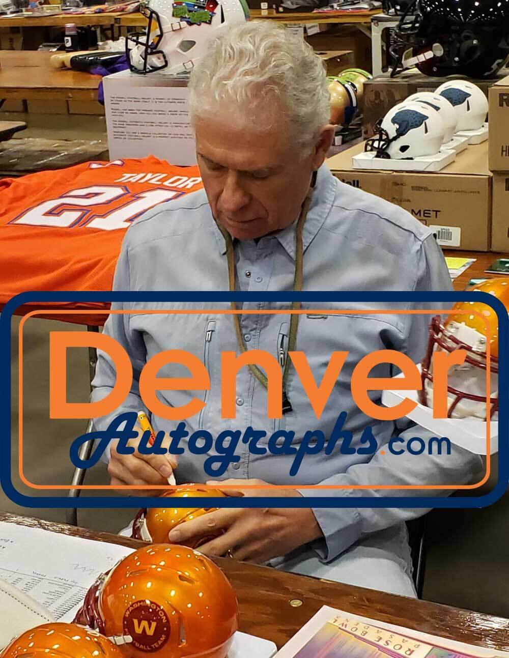 John Riggins Signed Washington Football Team Flash Mini Helmet Beckett