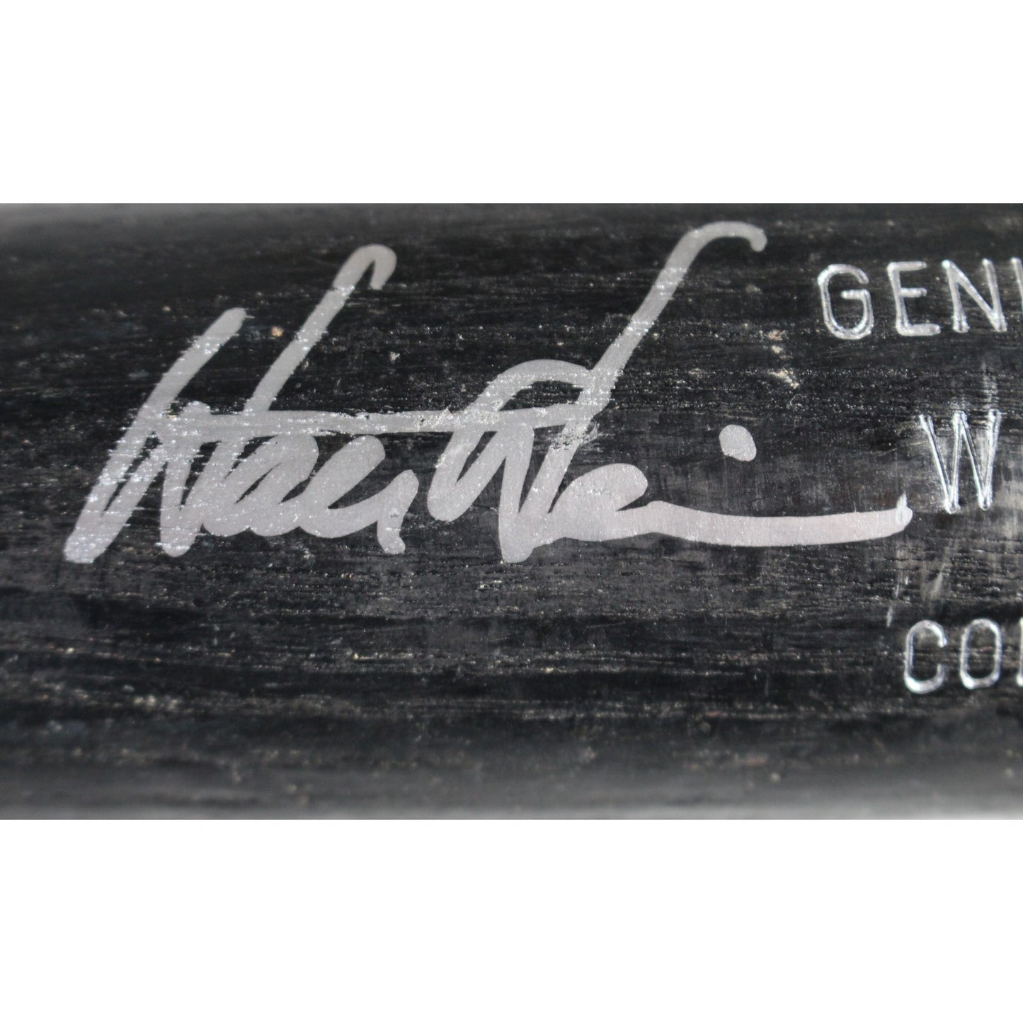 Walt Weiss Autographed Colorado Rockies Game-Used Broken Baseball Bat