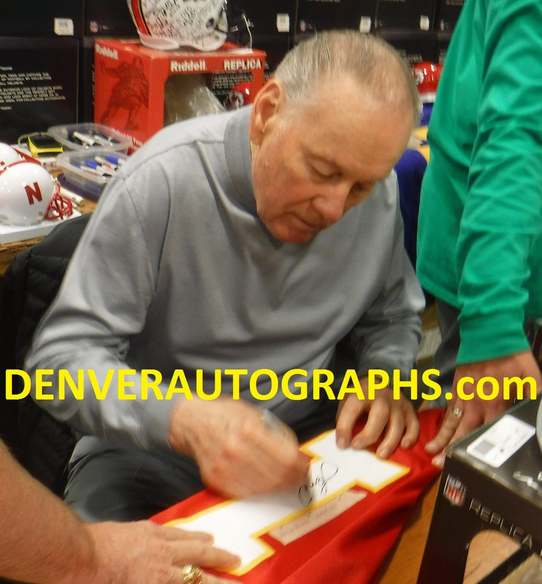 Len Dawson Signed Kansas City Chiefs Red Jersey