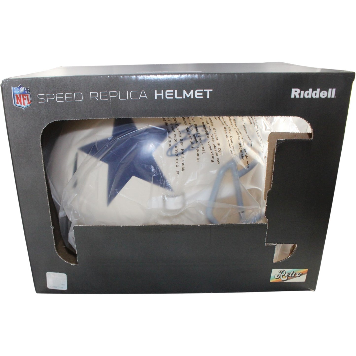 Emmitt Smith Signed Dallas Cowboys Full Size Retro Helmet