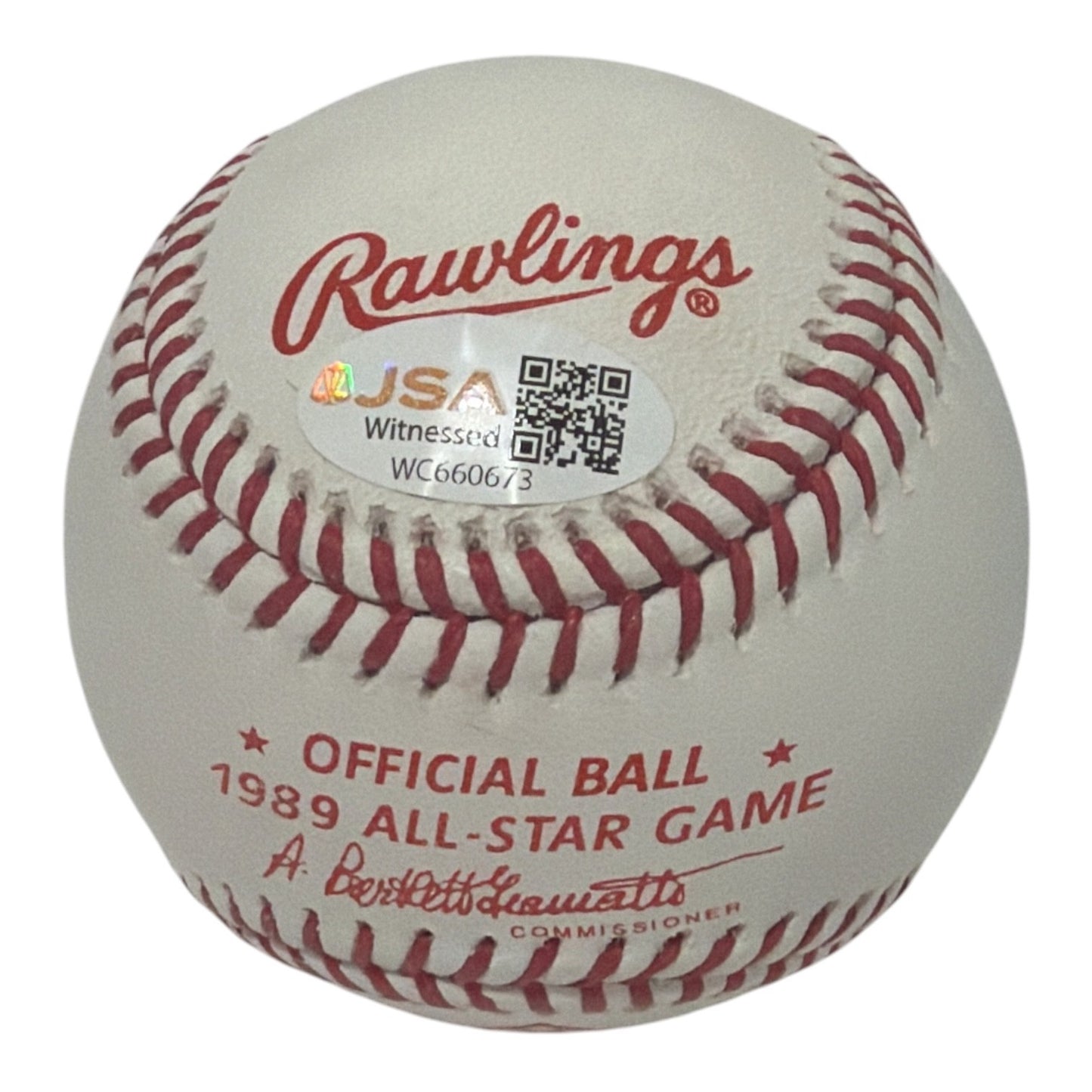 Bo Jackson Signed 1989 All-Star Game Baseball - Kansas City Royals