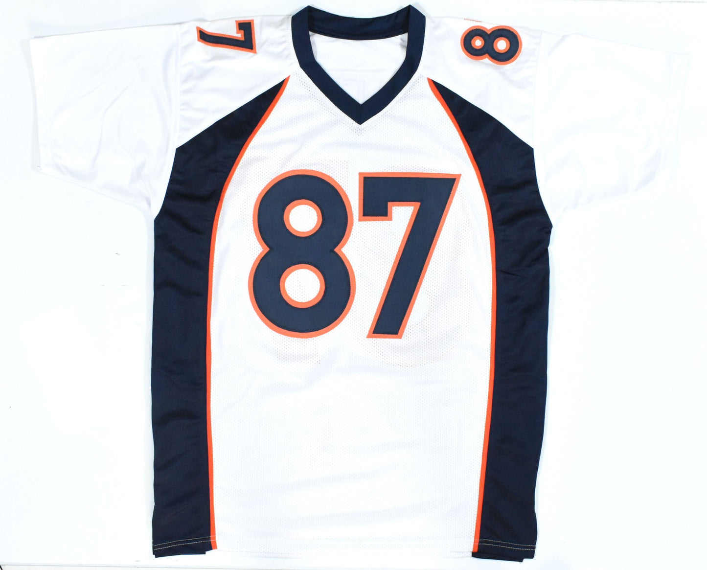 Ed McCaffrey Signed Denver Broncos Custom Jersey - White
