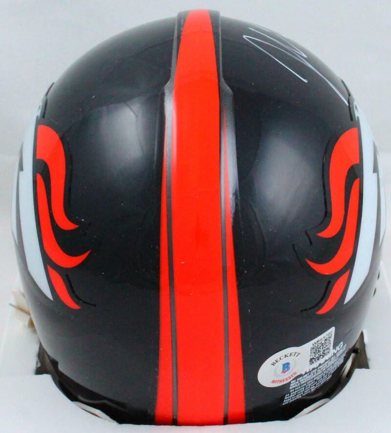 John Lynch Autographed Denver Broncos White Mini Helmet
