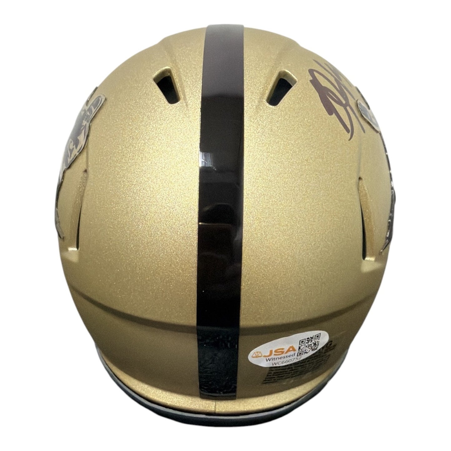 Bo Jackson Auburn Tigers Signed Heisman Speed Mini Helmet
