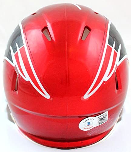 Ty Law Autographed New England Patriots Flash Speed Mini Helmet