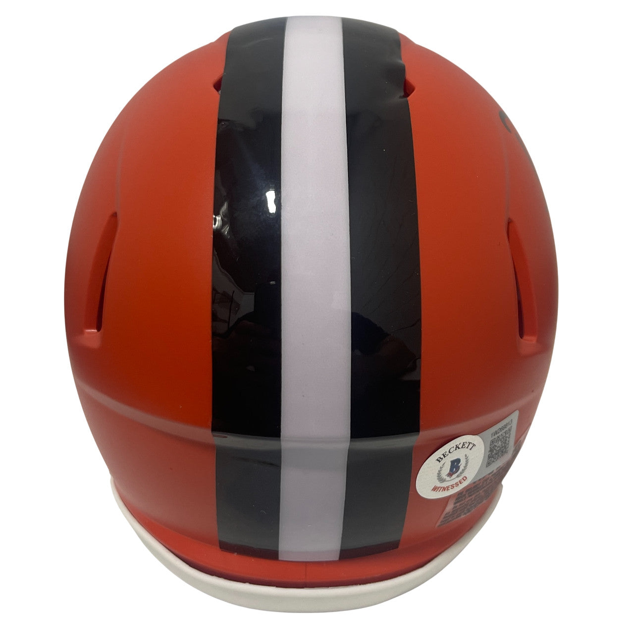David Njoku Signed Cleveland Browns Speed Mini Helmet (Beckett COA)