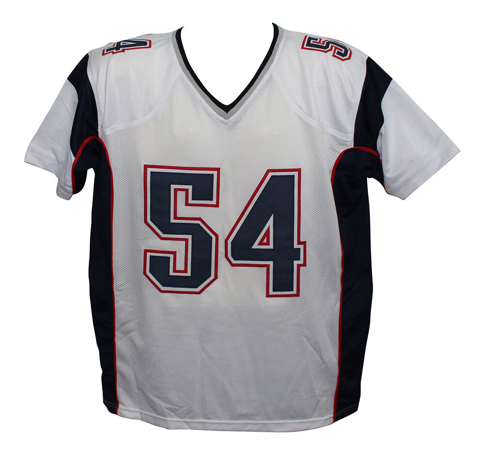 Tedy Bruschi Autographed New England Patriots Custom Jersey