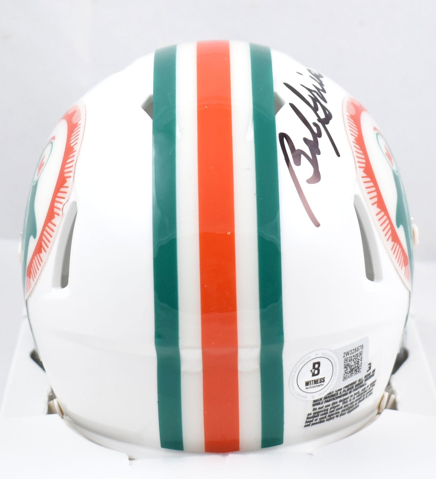 Bob Griese Autographed Miami Dolphins 1972 Speed Mini Helmet