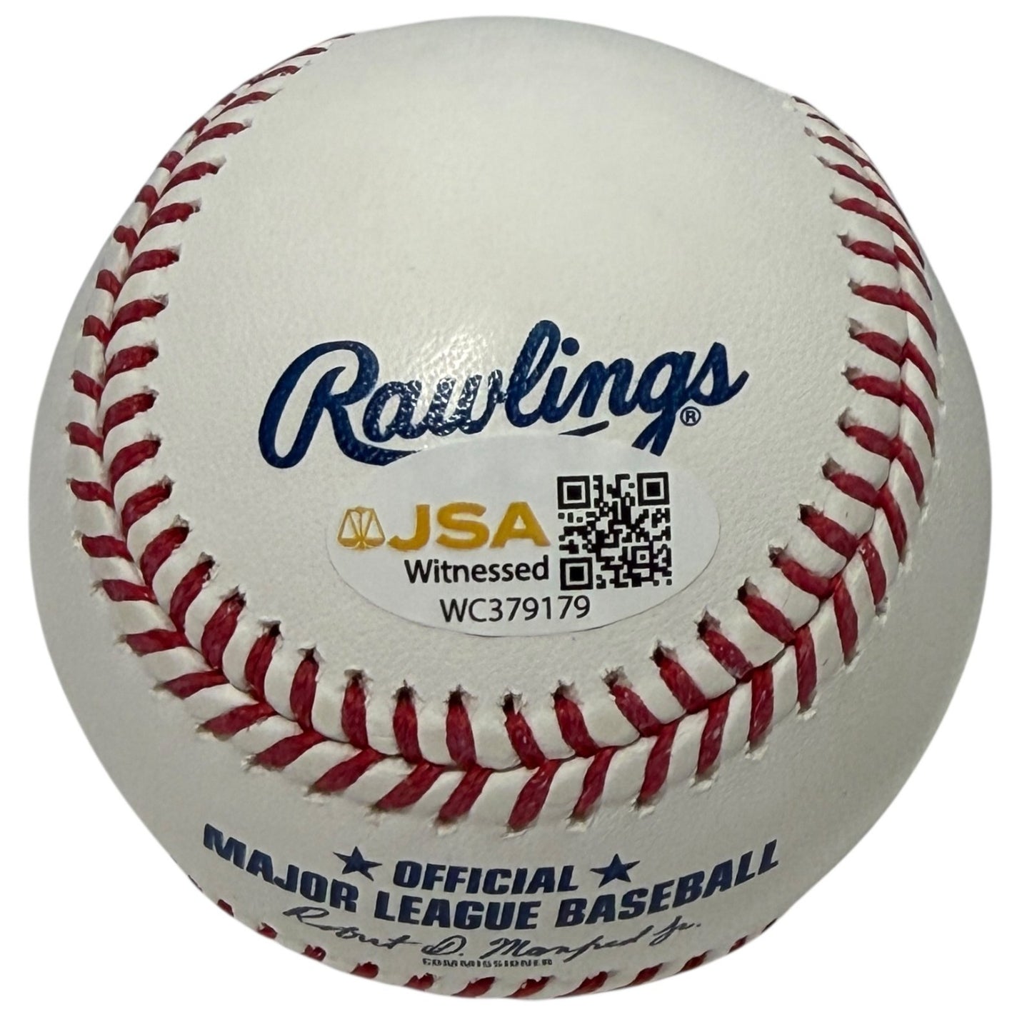 Julio Franco Signed Rawlings Official Major League Baseball (JSA COA)