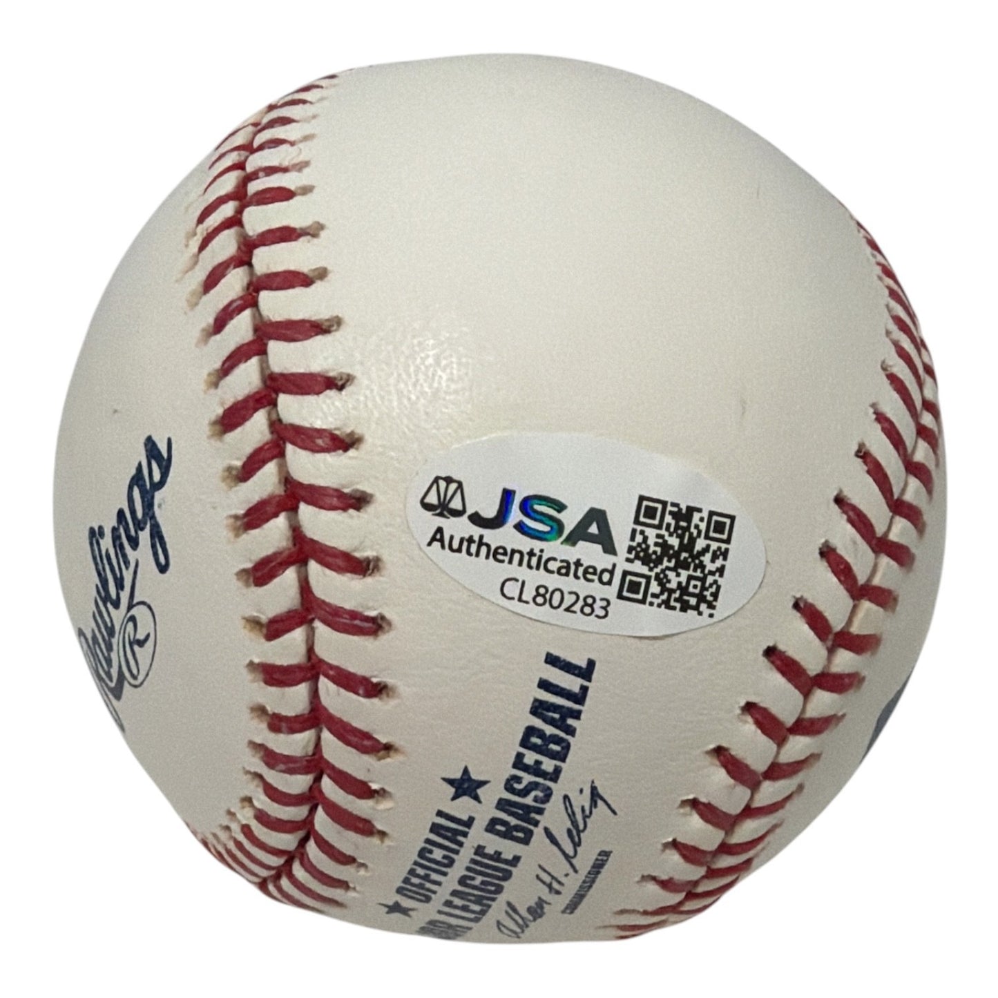 Michael Young Signed Texas Rangers Official MLB Baseball
