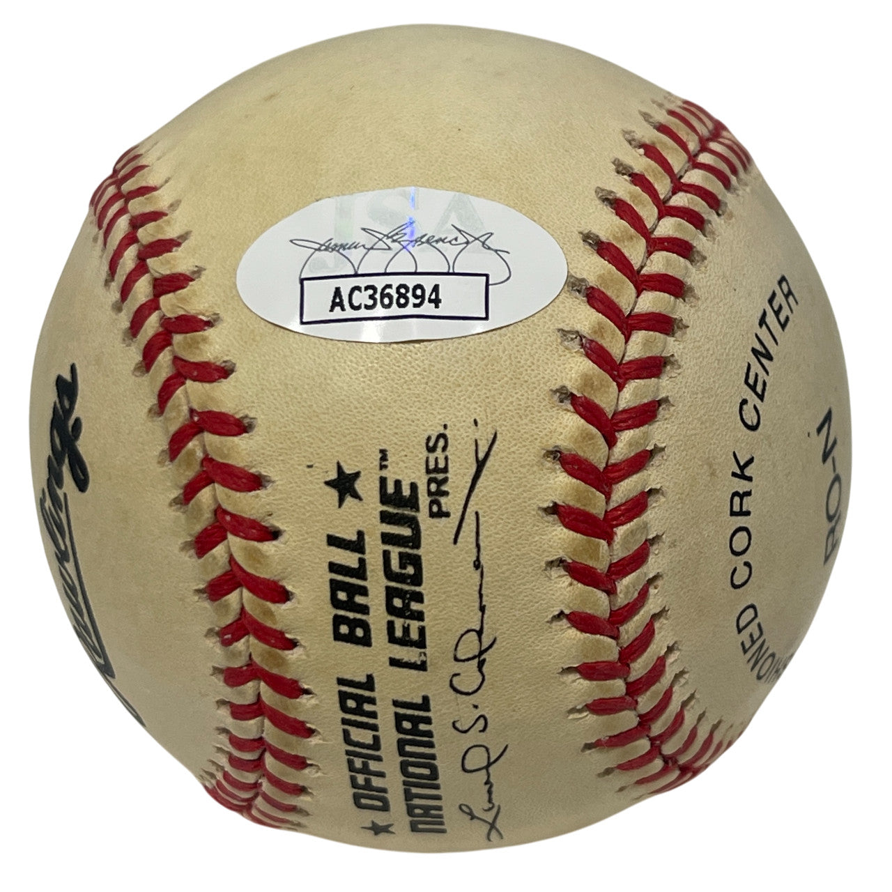 Garth Brooks Autographed Rawlings National League Baseball (JSA COA)