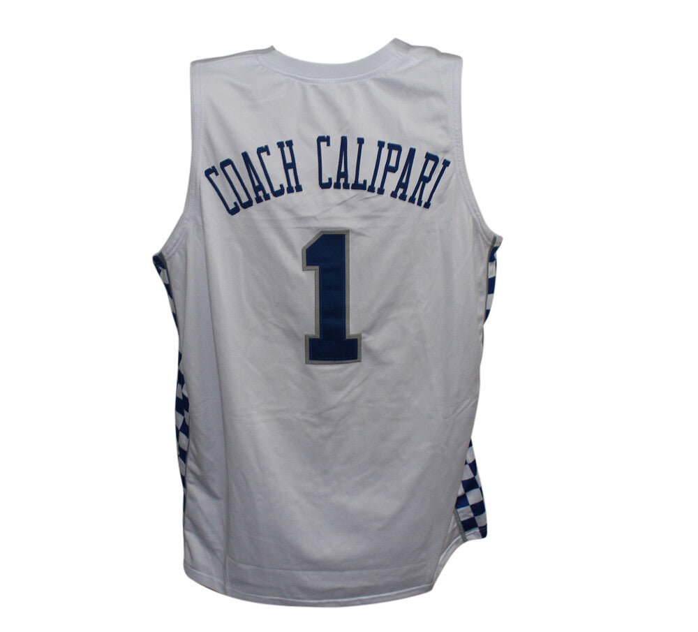 John Calipari & 2021 Kentucky Wildcats Multi-Signed Custom Jersey (12 Sigs)