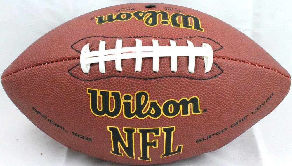 Ray Lewis Signed Baltimore Ravens Wilson NFL Super Grip Football