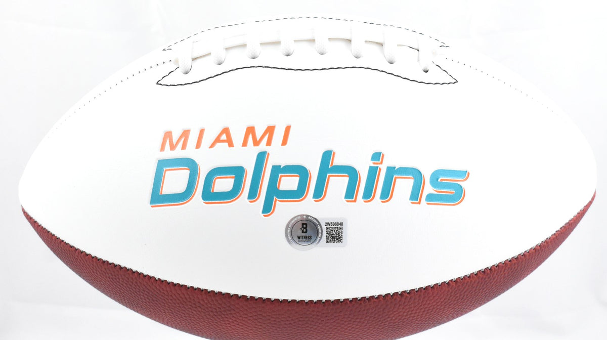 Jonnu Smith Signed Miami Dolphins Logo Football