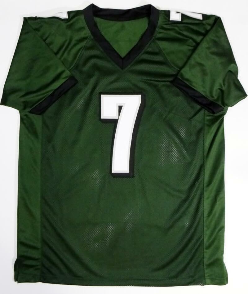 Michael Vick Autographed Philadelphia Eagles Style Green Custom Jersey