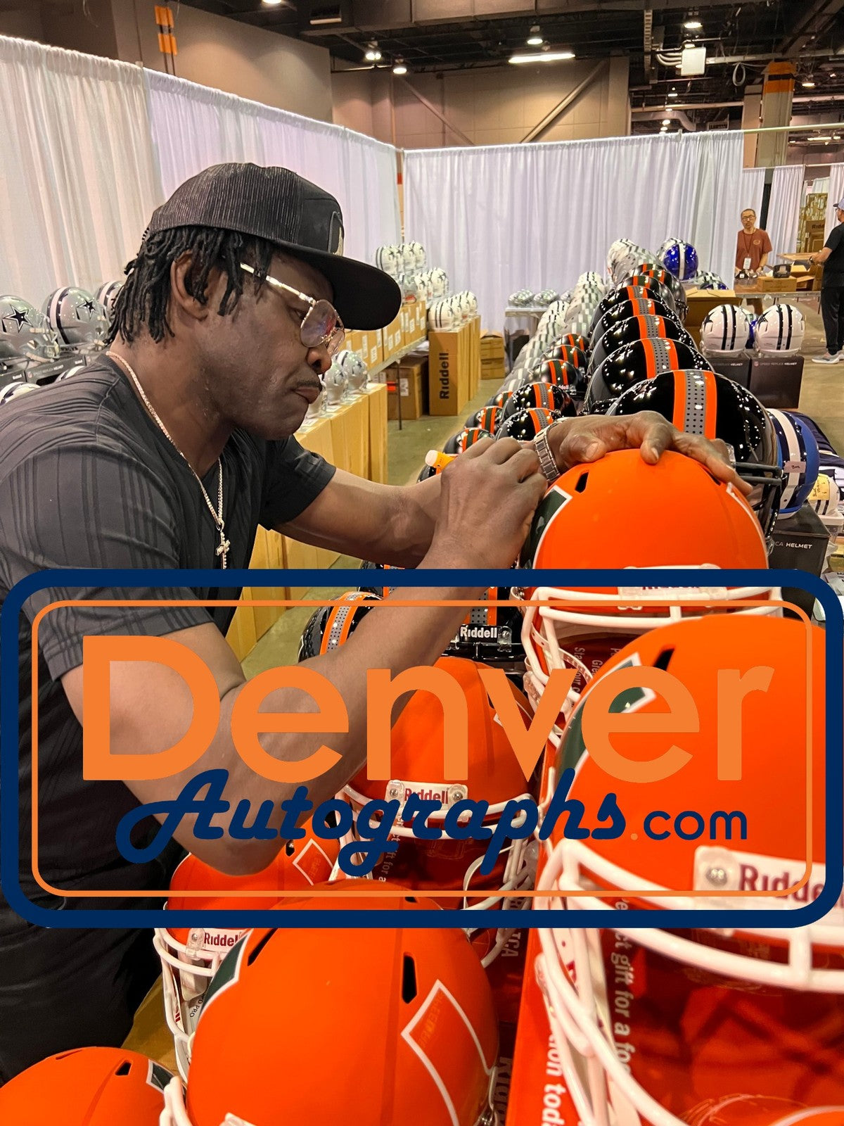 Michael Irvin Signed Miami Hurricanes Full Size AMP Helmet