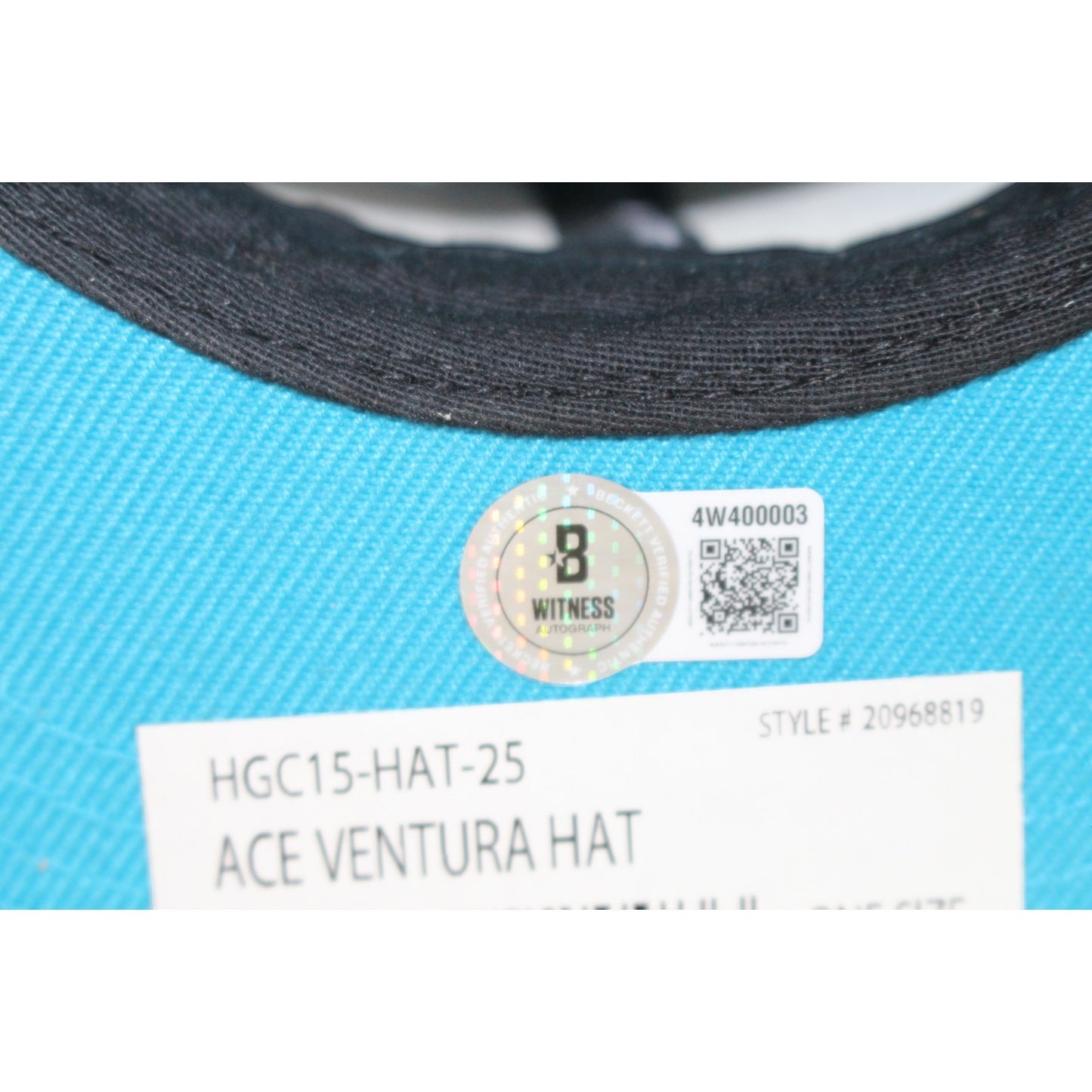 Sean Young Signed "Ray Finkle" Ace Ventura Collectible Hat (BAS Witnessed)
