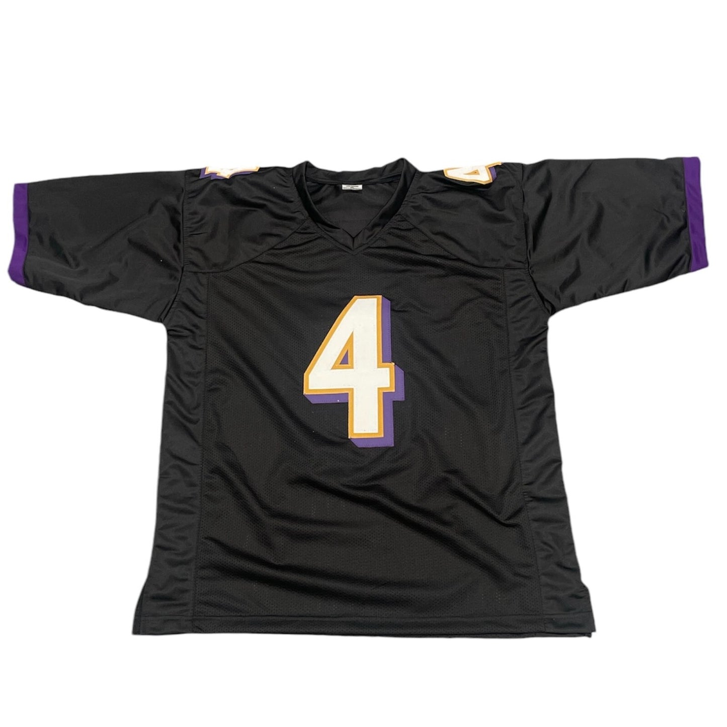 Zay Flowers Custom Jersey Baltimore Ravens Autographed (JSA COA)