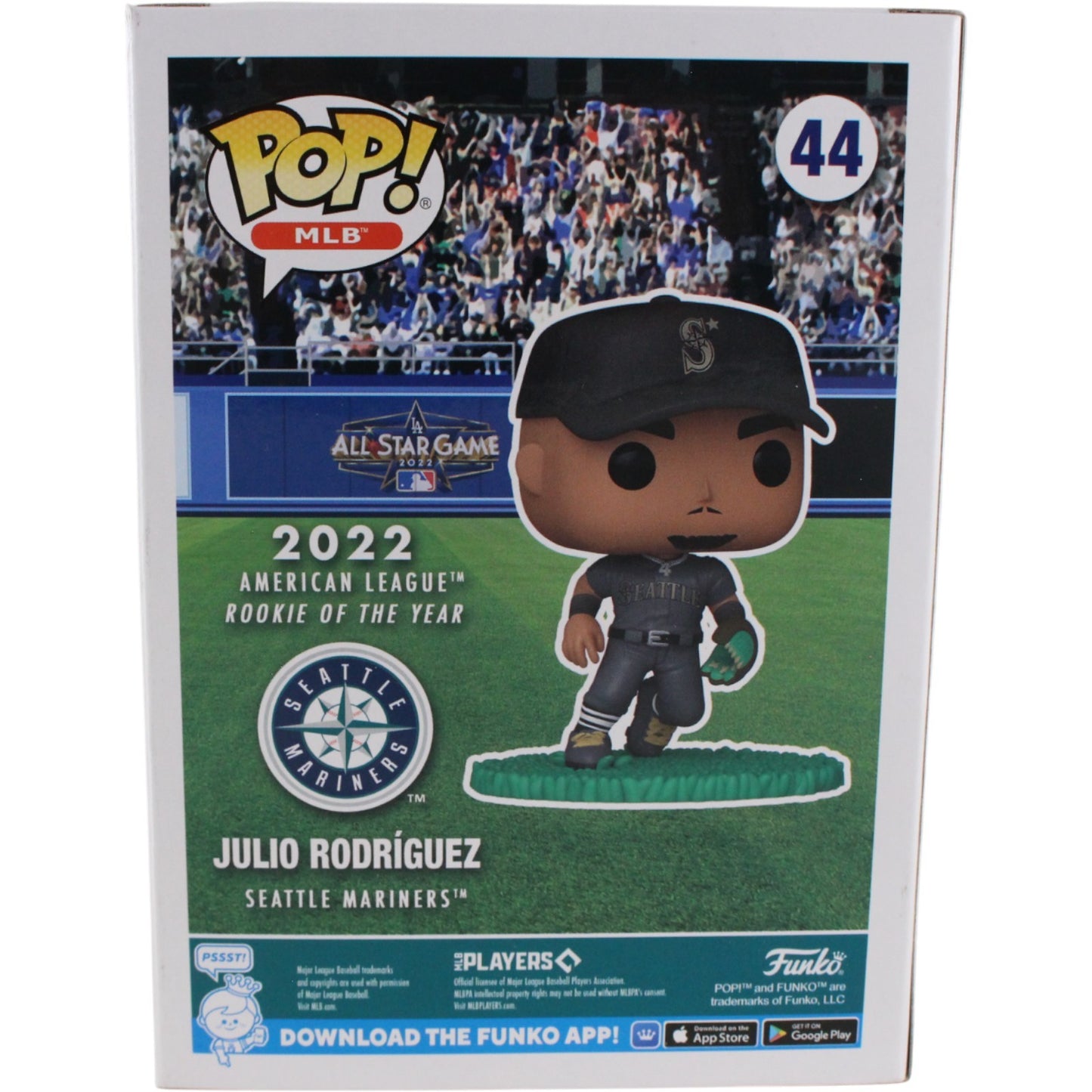 Julio Rodriguez Signed Seattle Mariners Funko Pop! #44 (J-Rod Inscription)