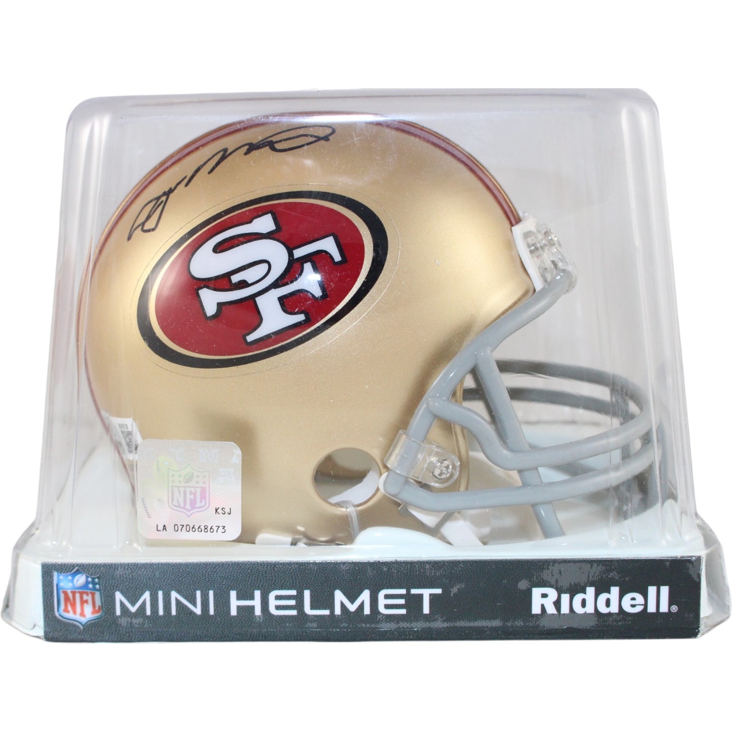 Joe Montana San Francisco 49ers Autographed VSR4 Mini Helmet