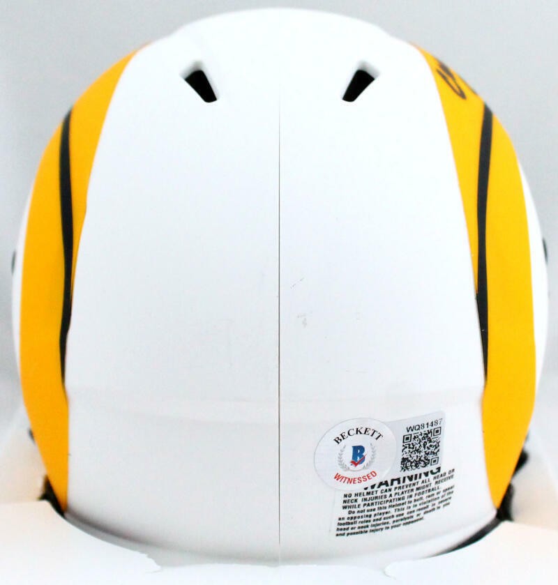 Cam Akers Signed Los Angeles Rams Lunar Speed Mini Helmet