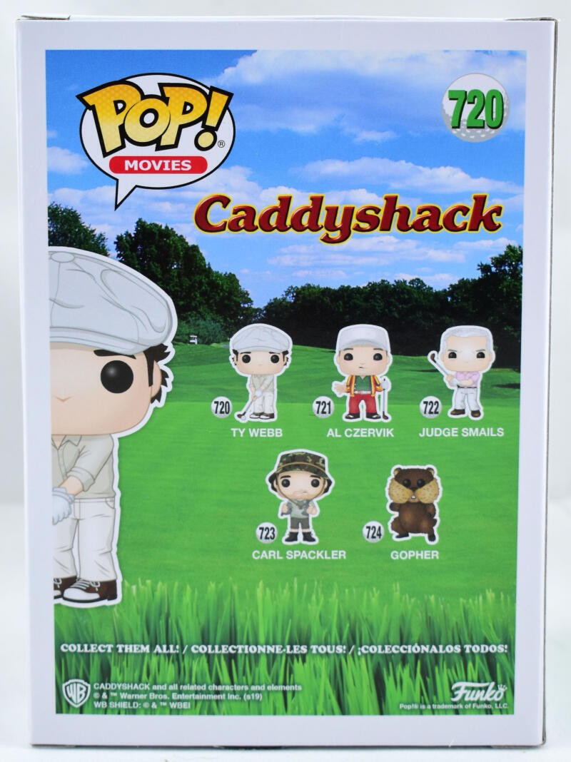 Chevy Chase Signed Ty Webb Caddyshack Funko Pop Figurine #720