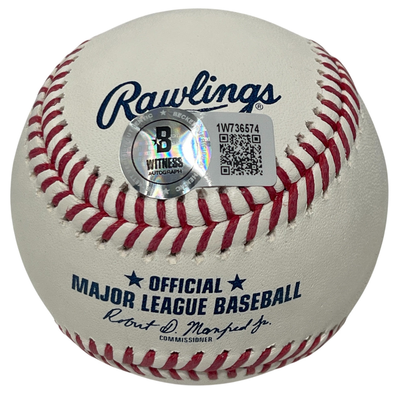 Devon White Signed Official Major League Baseball (3x WS Champs) Beckett