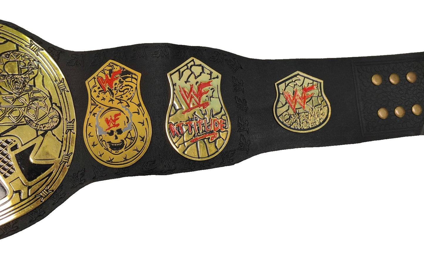 Stone Cold Steve Austin Autographed Smoking Skull Replica Championship Belt