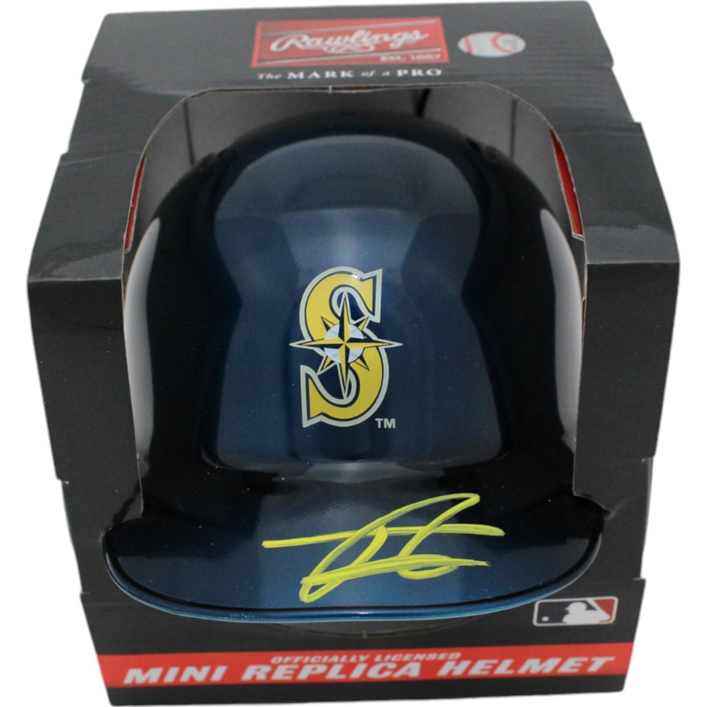 Julio Rodriguez Signed Seattle Mariners Mini Batting Helmet