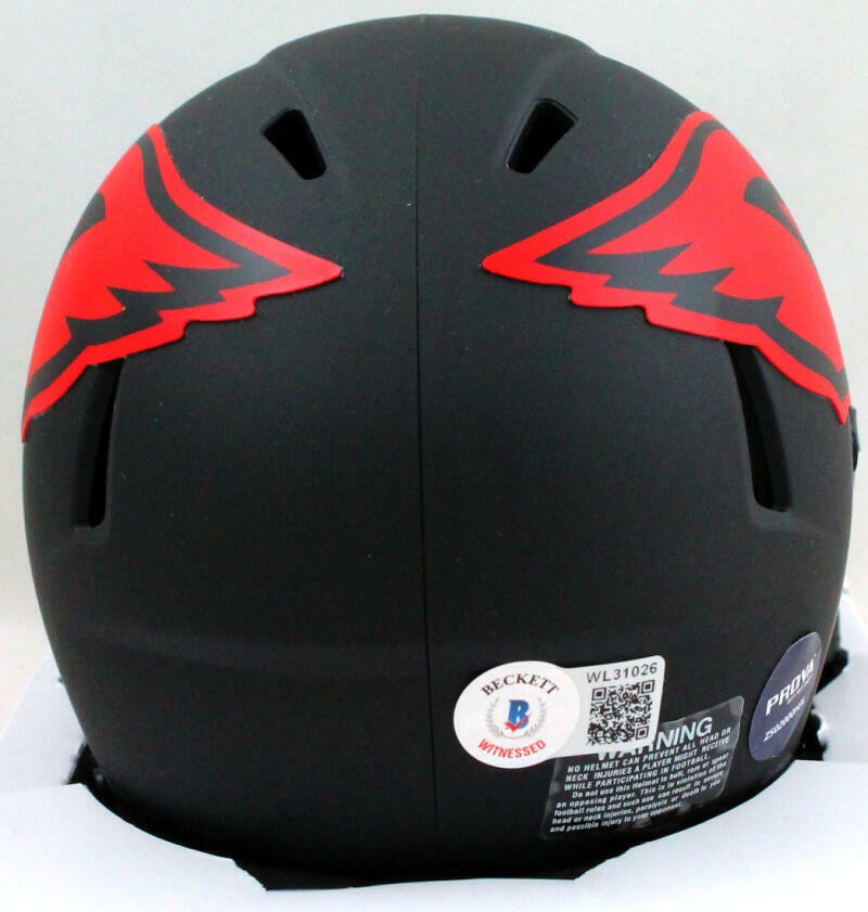 Emmitt Smith Signed Arizona Cardinals Eclipse Speed Mini Helmet