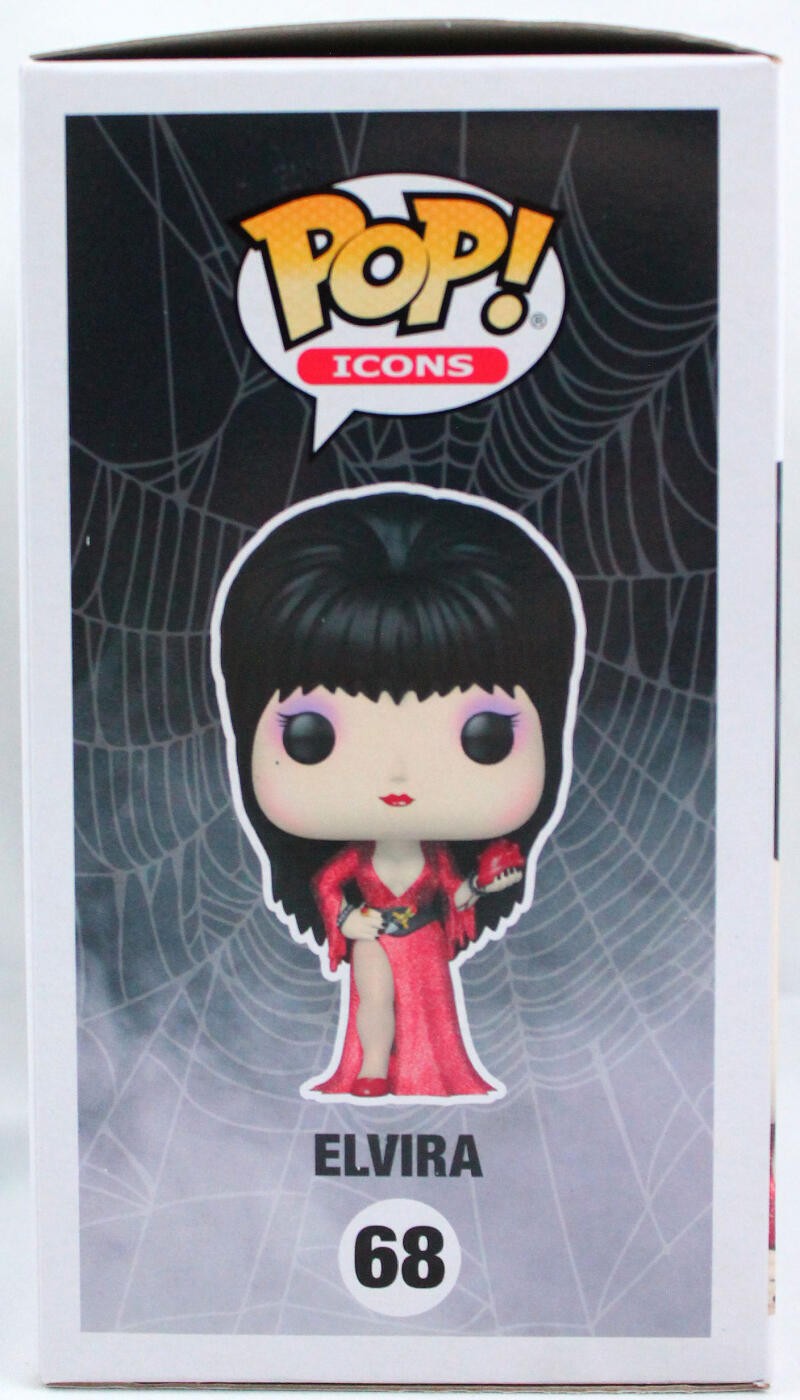 Cassandra Peterson Signed Elvira Funko Pop Figurine #68