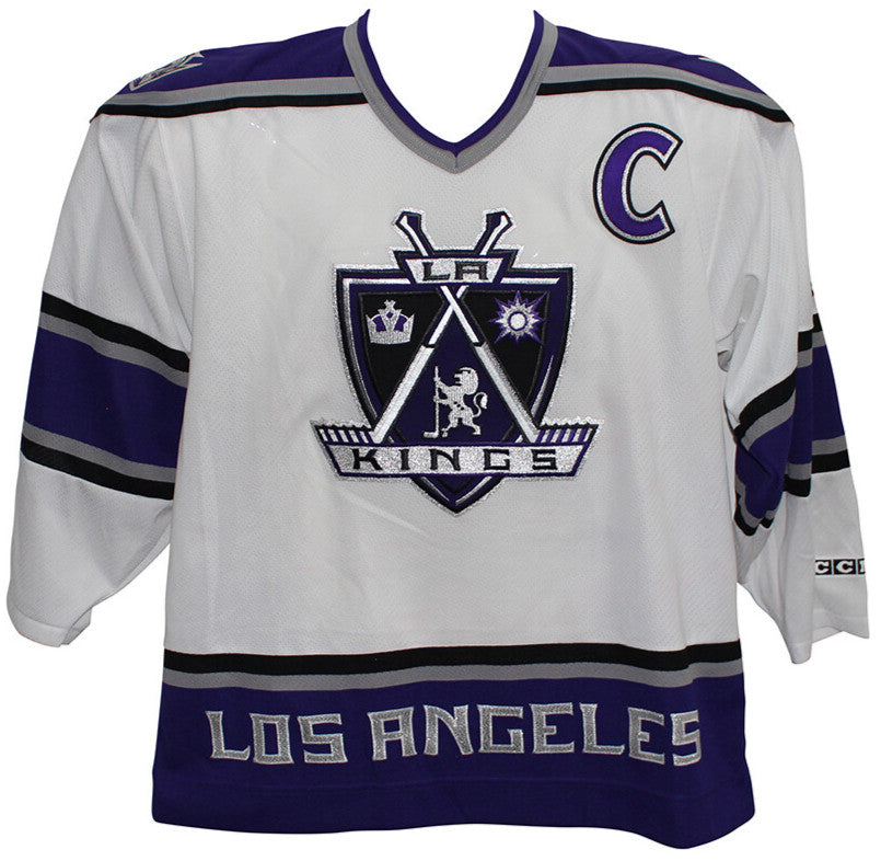 Rob Blake Autographed Los Angeles Kings White Replica Jersey