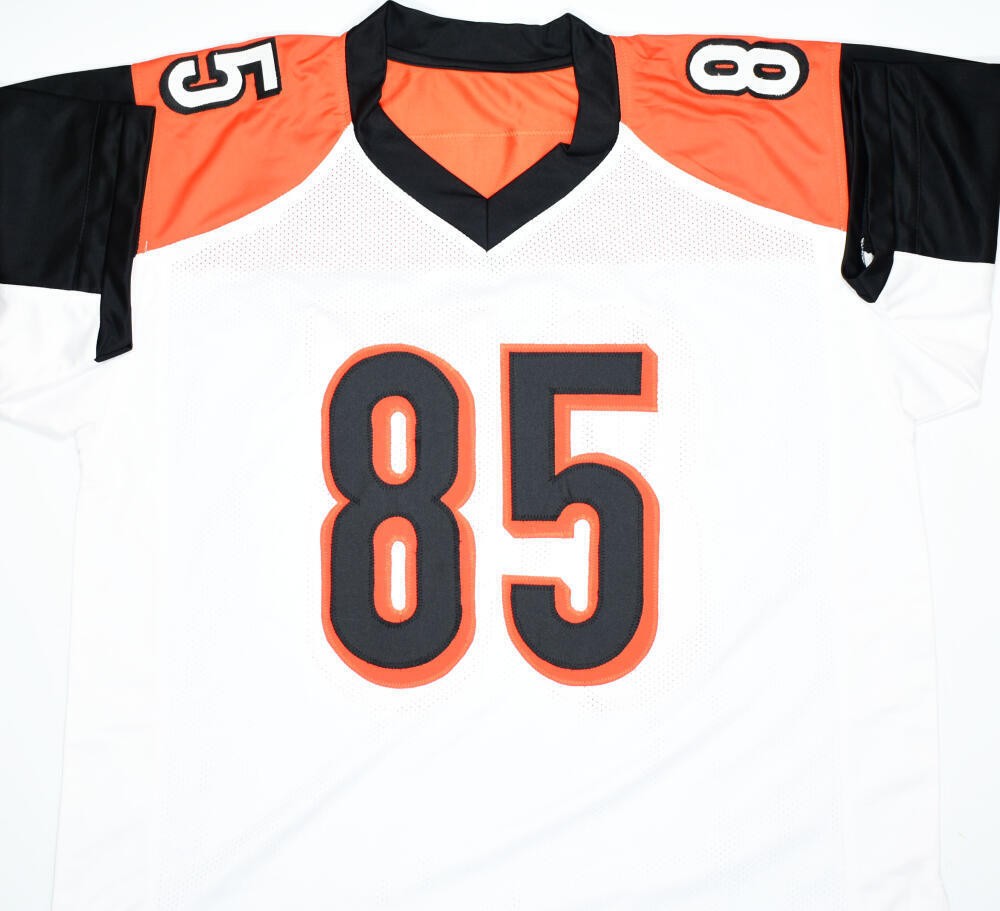 Chad Johnson Signed White Custom Football Jersey