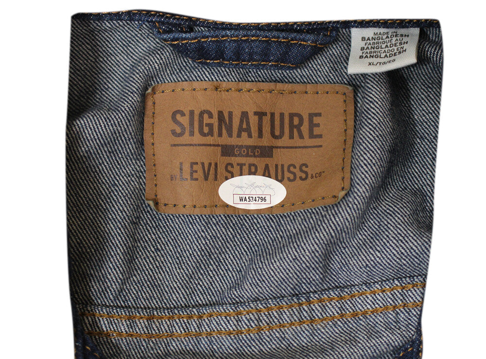 Chuck Norris Signed Walker Texas Ranger Levi's Denim Jacket XL JSA