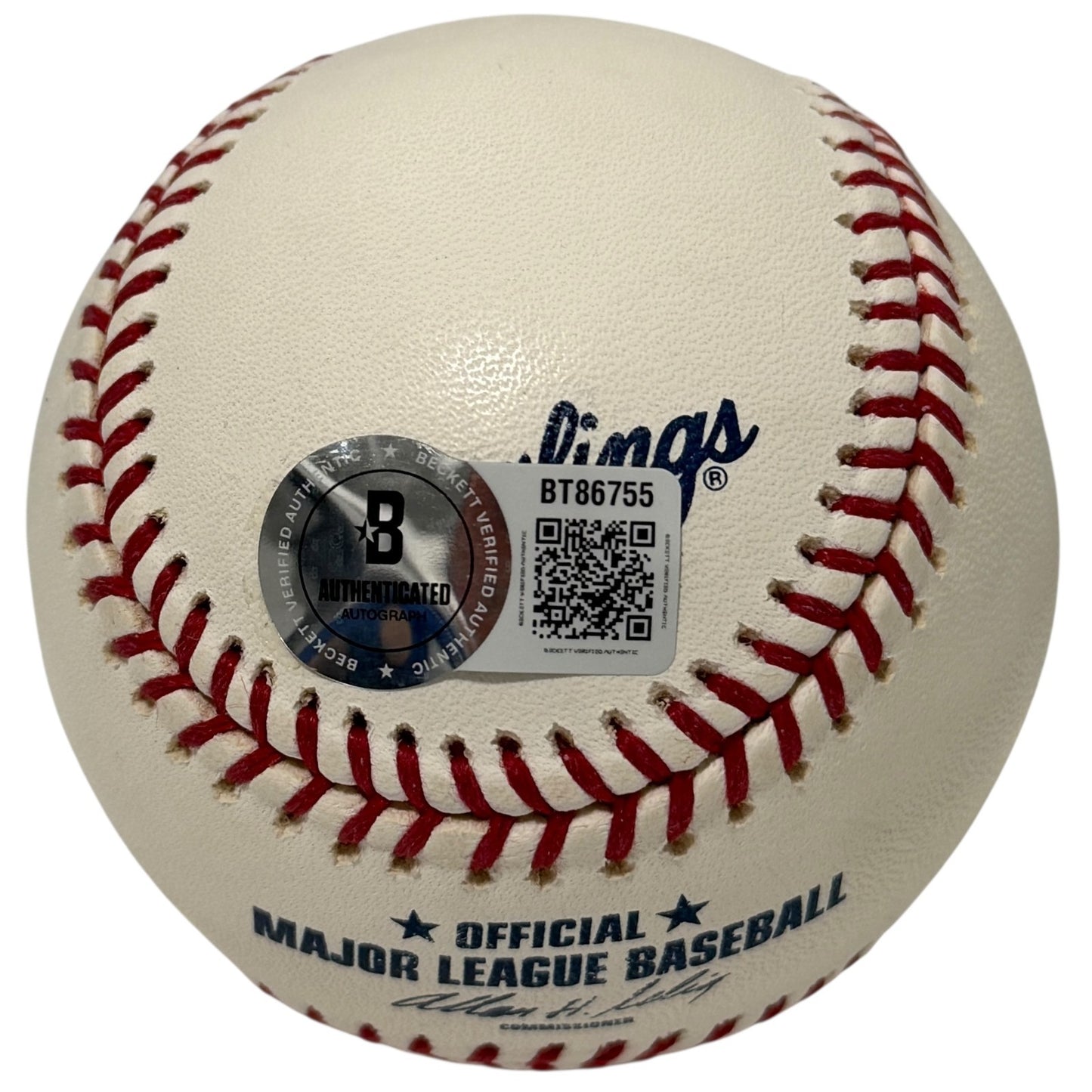 Dikembe Mutombo Denver Nuggets Autographed Official Major League Baseball