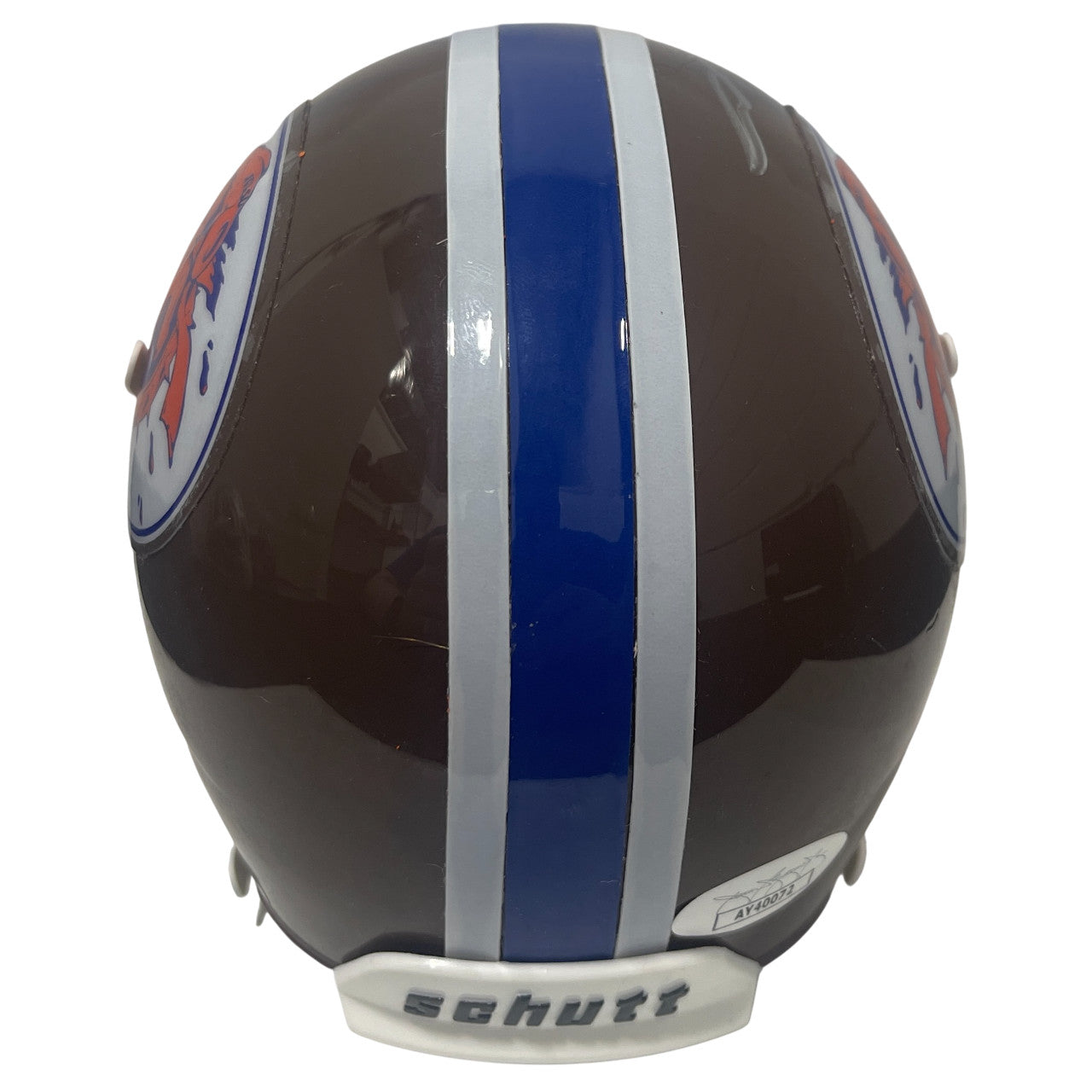 Adam Sandler Signed Waterboy Mud Dogs Mini Helmet (JSA COA)