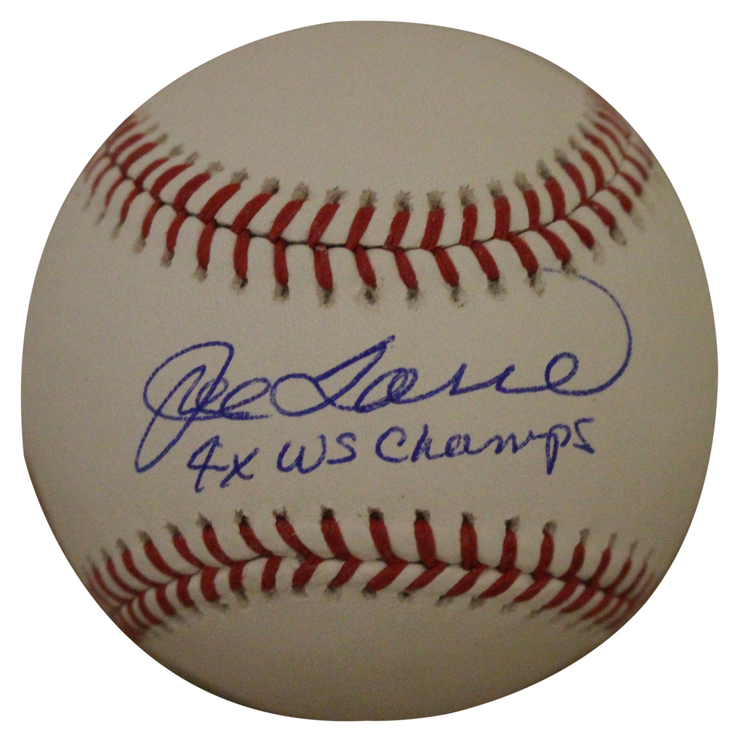 Joe Torre Autographed New York Yankees OML Baseball 4x WS Champs JSA